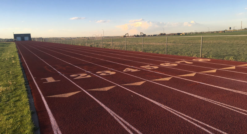 alex running track