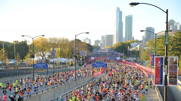 2015 chicago marathon start