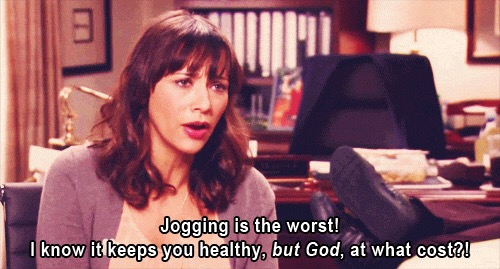 parks and recreation jogging is the worst