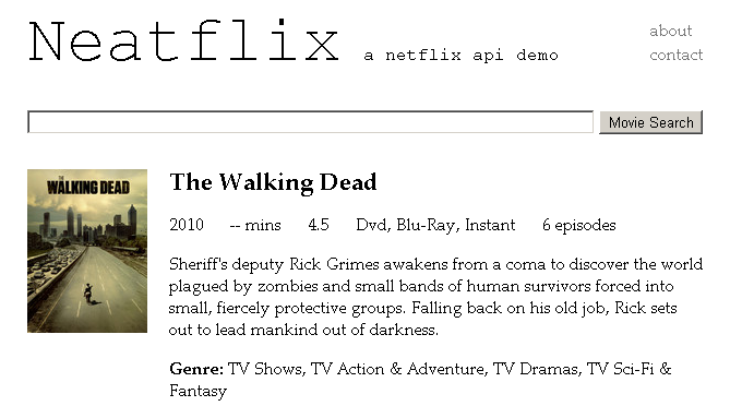 neatflix walking dead